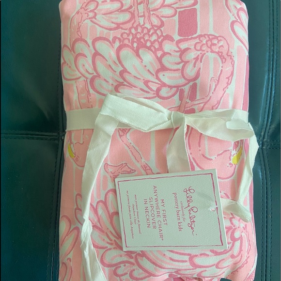 SOLD LillyPulitzer PotteryBarnKids Chair Slipcover - Picture 8 of 8